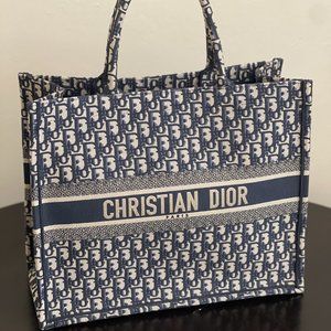 Large Dior Book Tote